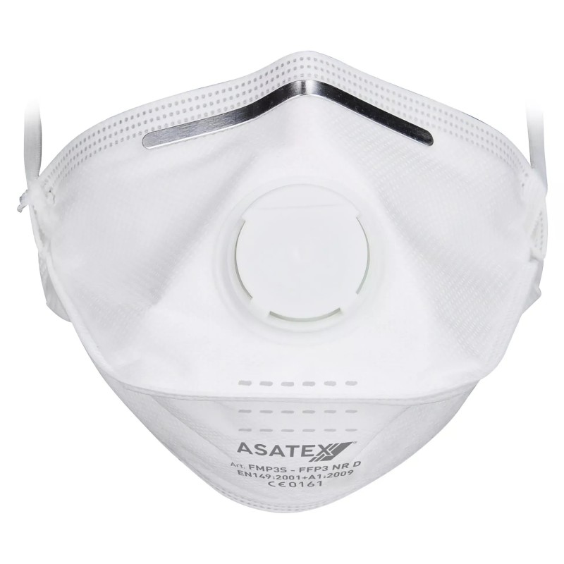 Caja de 20 unidades. Mascarilla autofiltrante plegable con válvula FFP3 NR D FMP3S.