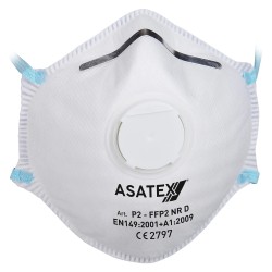 Caixa de 15 unitats. Mascareta autofiltrant modelada amb vàlvula FFP2 NR D P2.