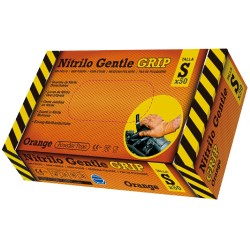 Pack de 50 guantes ambidiestros desechables de nitrilo N80GR-O